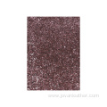 Pink Chunky Glitter Synthetic Leather Faux Leather